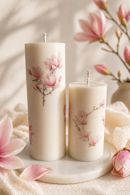 Botanical Soy Pillar Candle