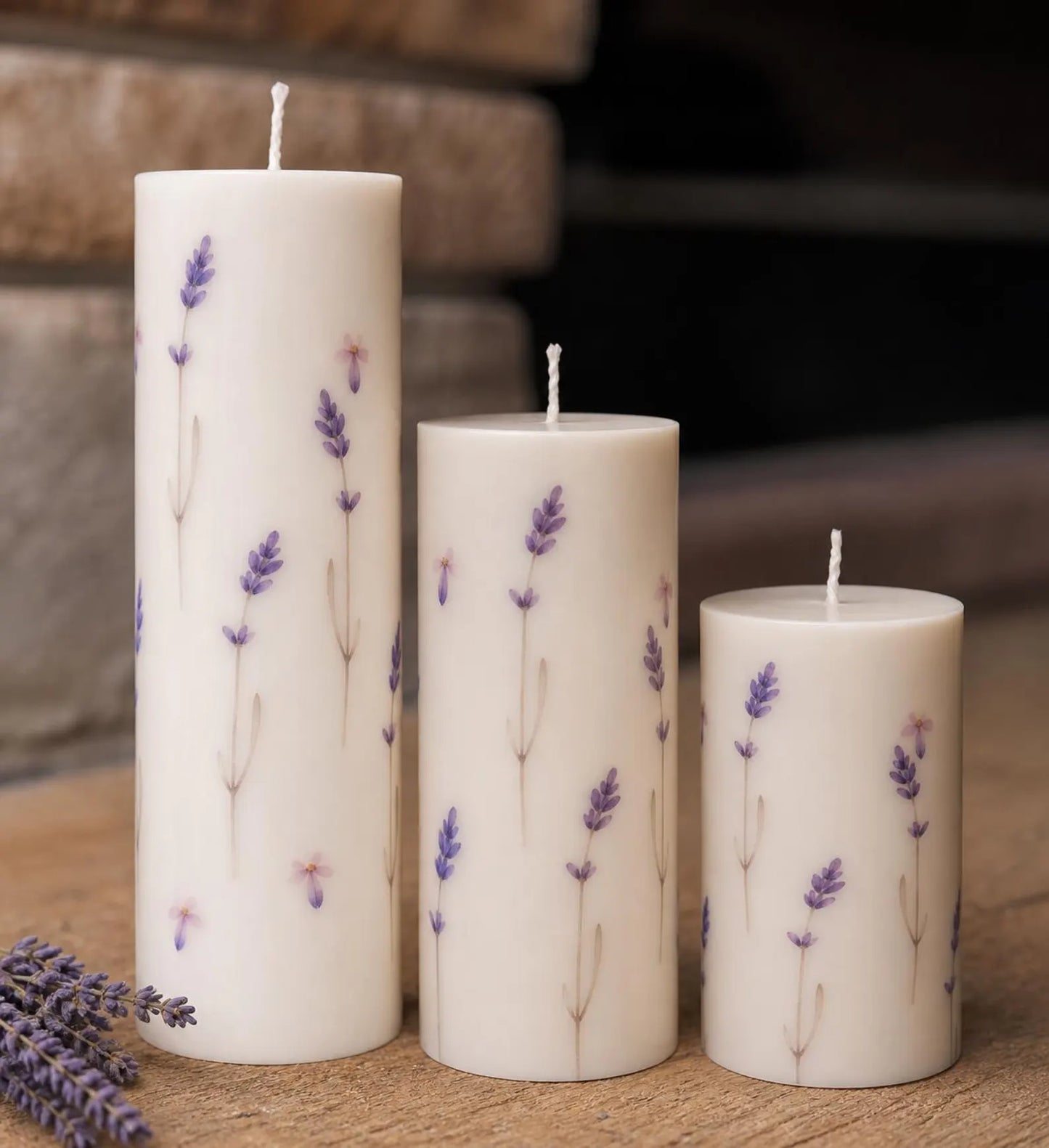 Botanical Soy Pillar Candle
