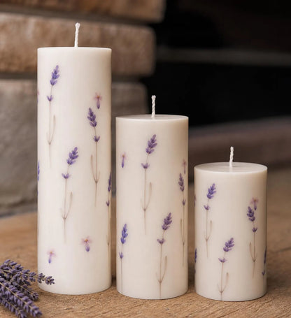 Botanical Soy Pillar Candle