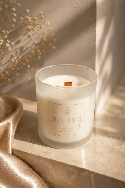 Frosted Glass Soy Candle